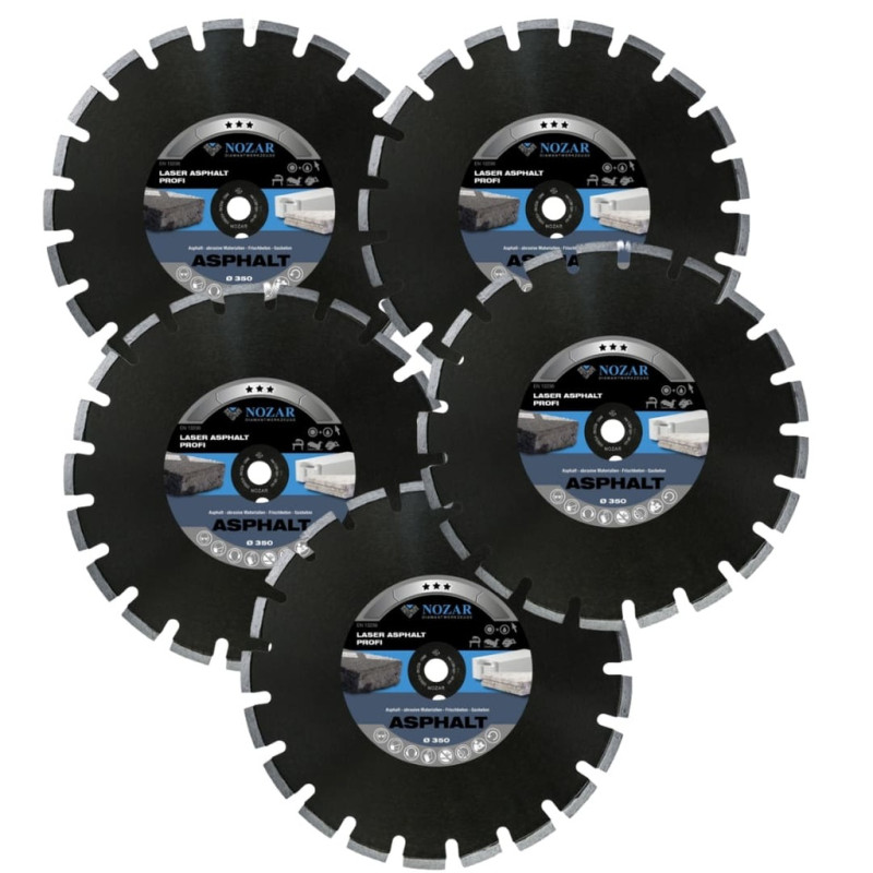 Set of diamond discs NOZAR LAM PROFI 350mm pcs.5 | Great Price | Online Store - Norwit.pl Set of diamond discs NOZAR LAM PROFI 350mm pcs.5 | Great Price | Online Store - Norwit.pl