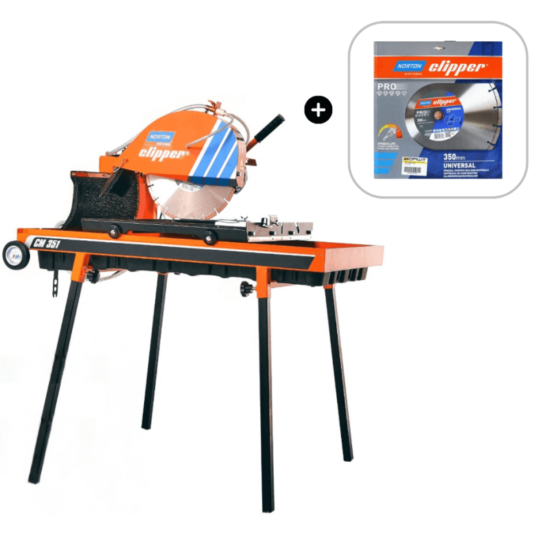 Piła stołowa do kostki Norton Clipper CM 351 UNO Tarcza 350mm gratis | Great Price | Online Store - Norwit.pl