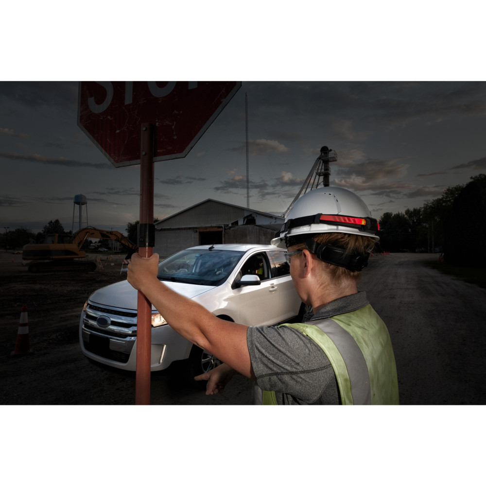 Milwaukee HI-VIS rechargeable USB flashlight-headlamp | L4 HL-VIS-301 | Great Price | Online Store - Norwit.pl