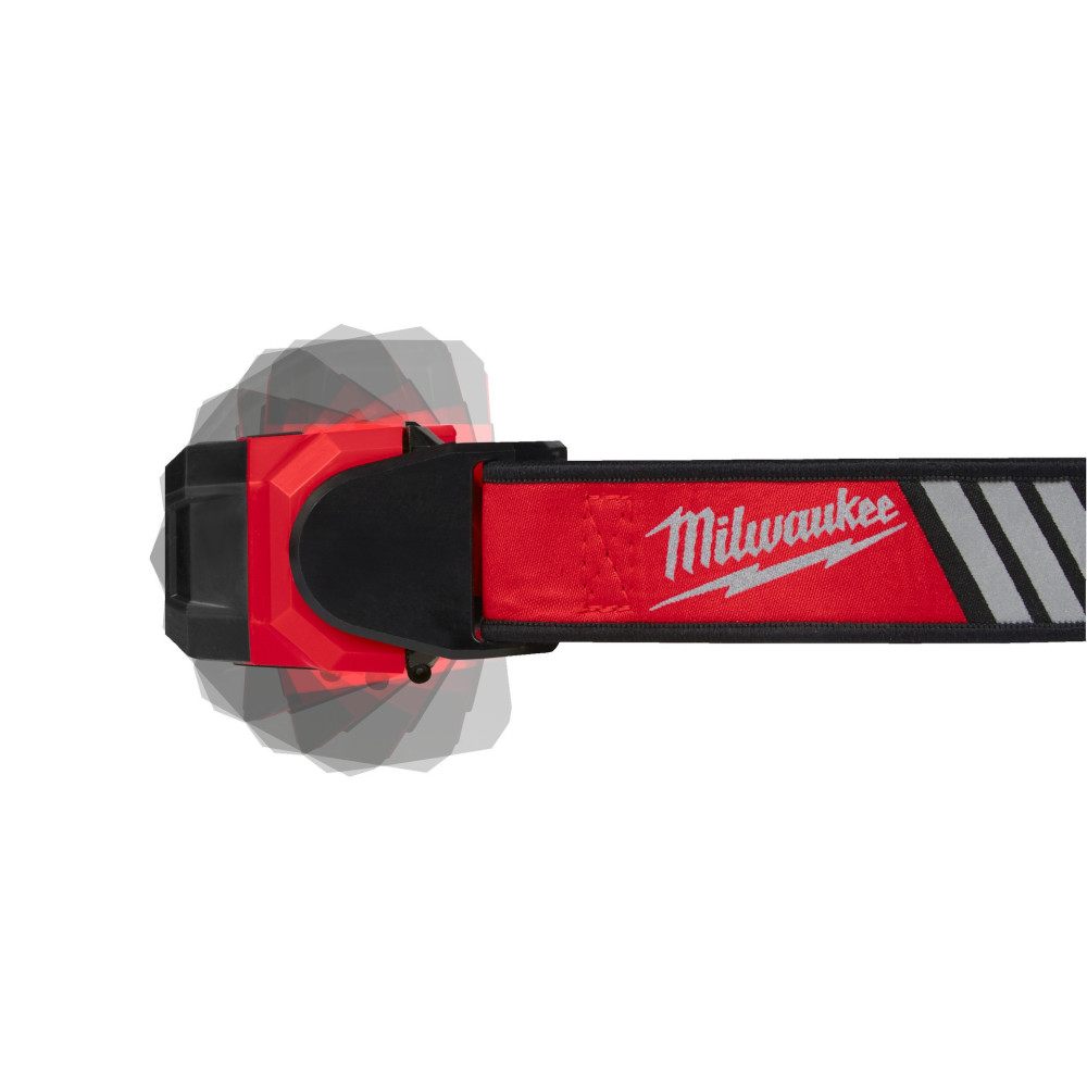 Milwaukee HI-VIS rechargeable USB flashlight-headlamp | L4 HL-VIS-301 | Great Price | Online Store - Norwit.pl