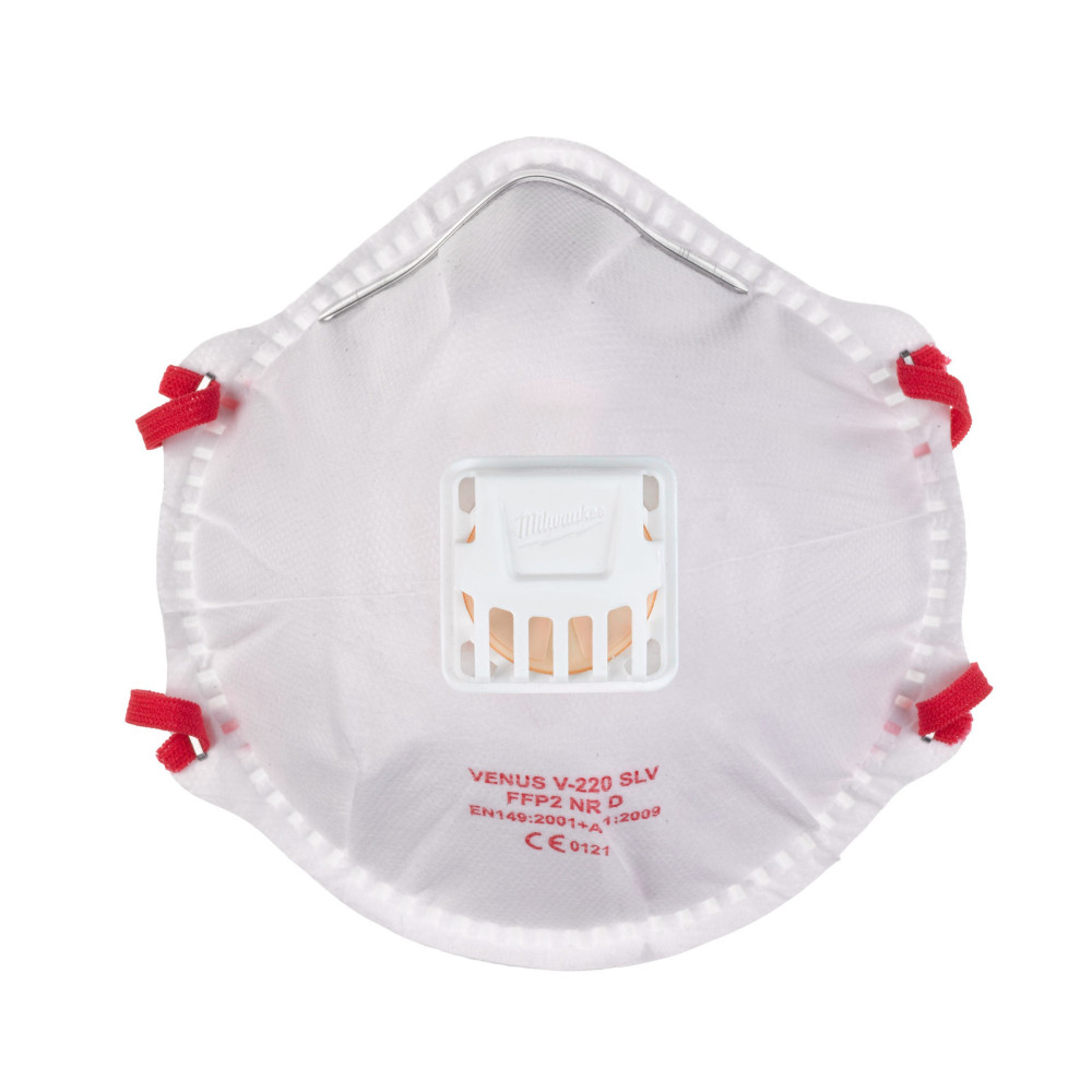 FFP2 respirator with valve - Milwaukee | FFP2 Respirator with Valve - 10 pc. | Great Price | Online Store - Norwit.pl