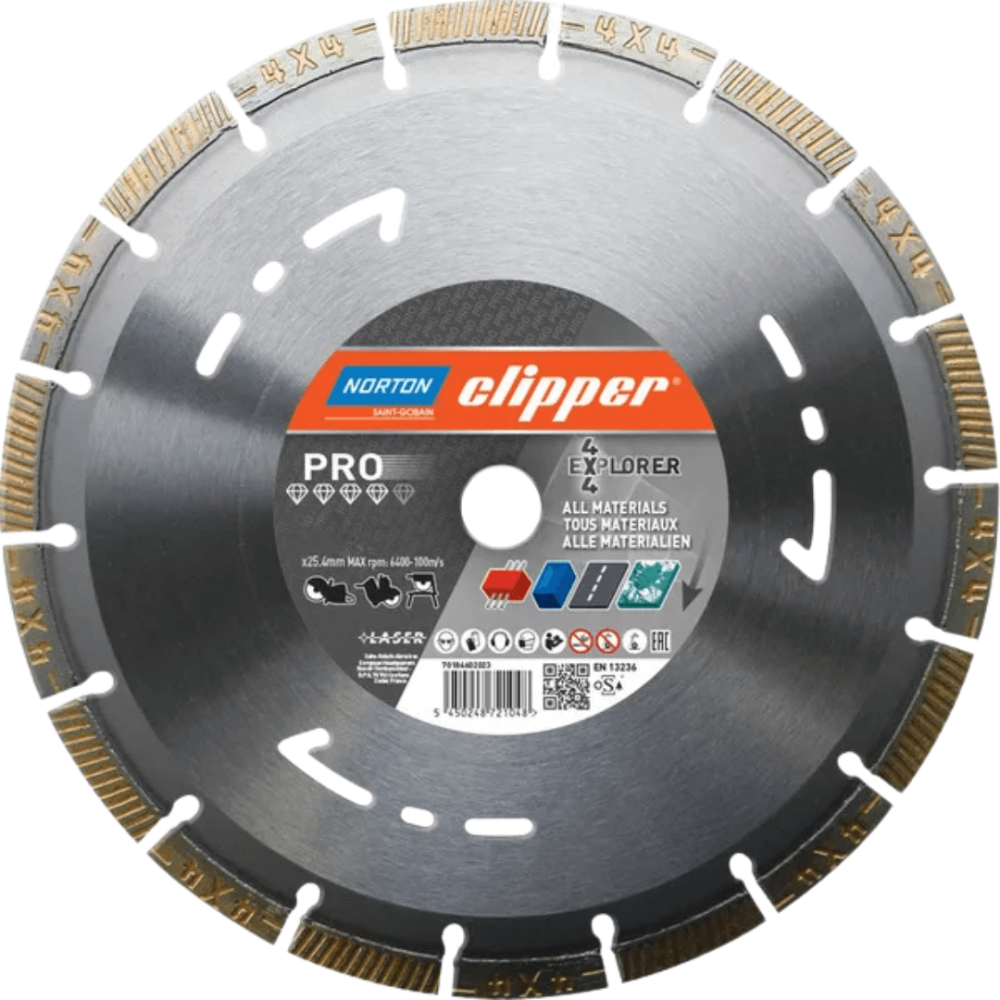 Tarcza diamentowa Norton Clipper PRO 4x4 EXPLORER H10 (500 x 25,4 mm) Tarcza diamentowa Norton Clipper PRO 4x4 EXPLORER H10 (500 x 25,4 mm)