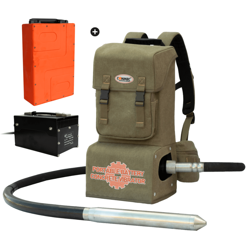 Wibrator plecakowy akumulatorowy Conmec CPV-E | Dobra Cena | NORWIT.PL