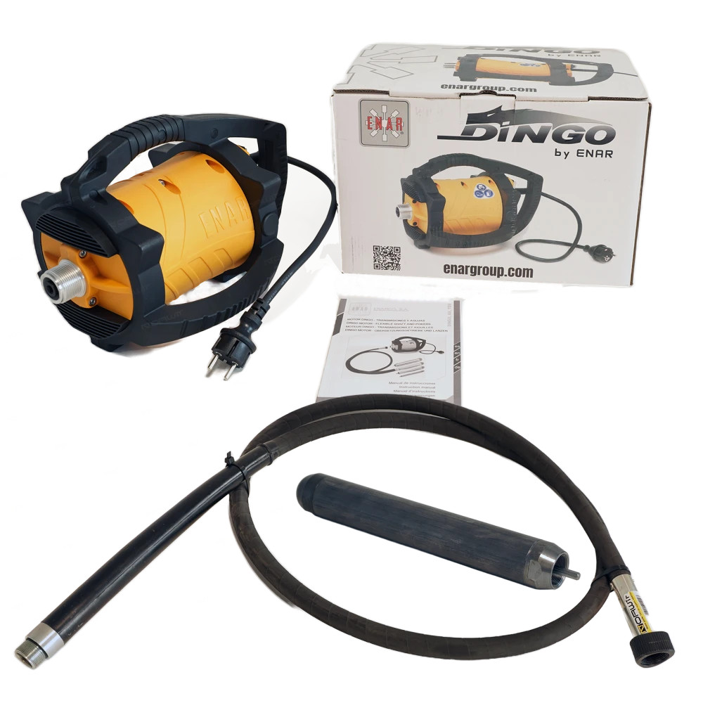 CONCRETE VIBRATOR KIT Enar DINGO 230V with roller and rollers | Great Price | Online Store - Norwit.pl CONCRETE VIBRATOR KIT Enar DINGO 230V with roller and rollers | Great Price | Online Store - Norwit.pl