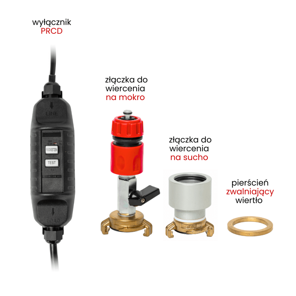 Profesjonalna ręczna wiertnica do betonu Toolsa DDB 26P | NORWIT.PL