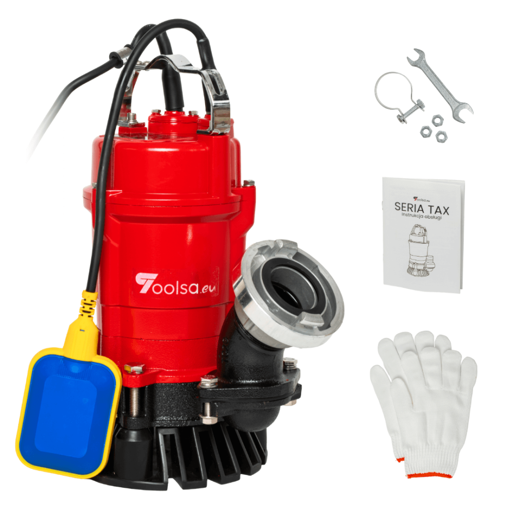 Pompa szlamowa zatapialna Toolsa TAX10-6-0.6F z pływakiem | NORWIT.PL