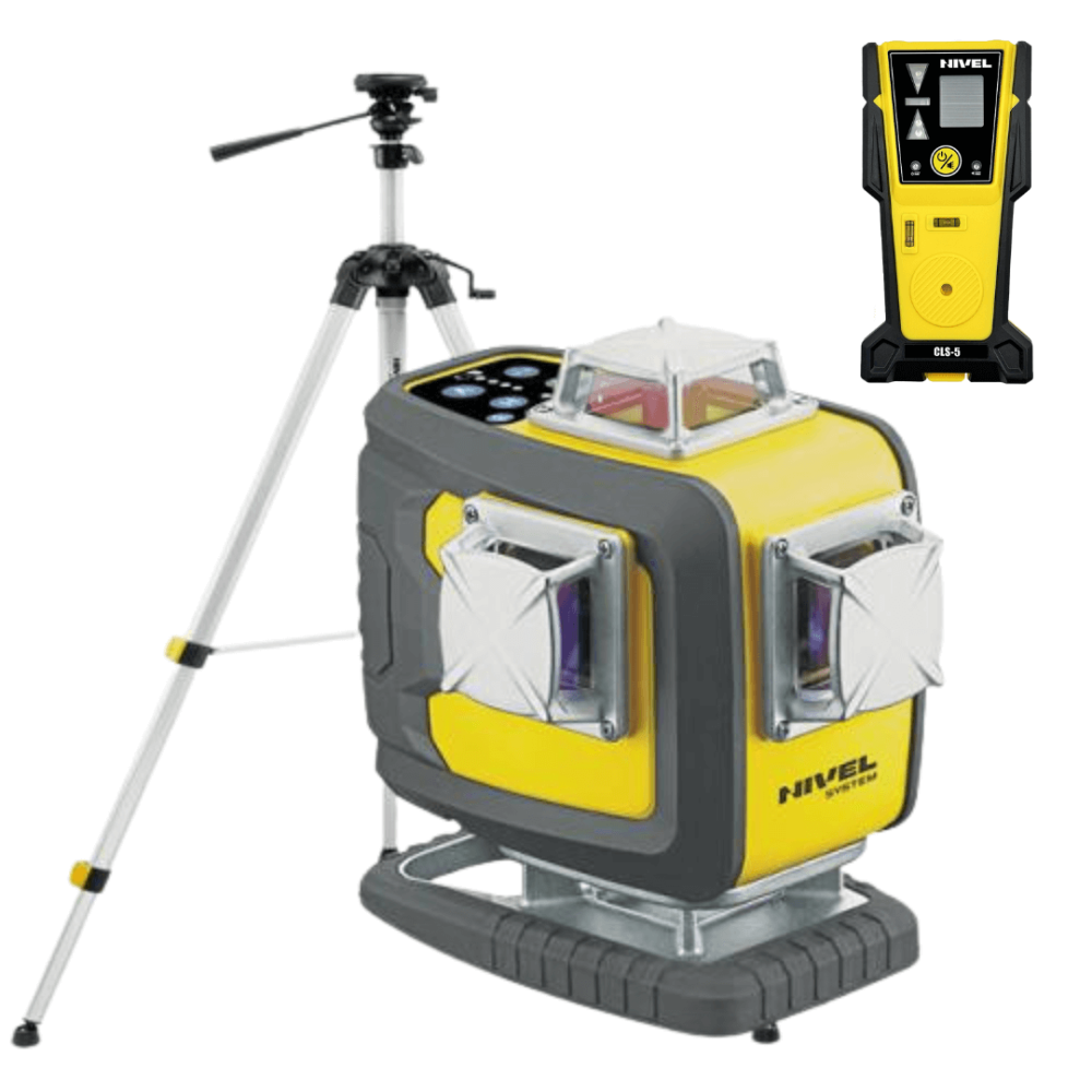 Construction Laser Nivel System CL4D-B - KIT Tripod SJJ-M1 EX Sensor CLS-4