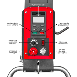 Szlifierka planetarna Toolsa TAHTG-450 2,3 kW | NORWIT.PL