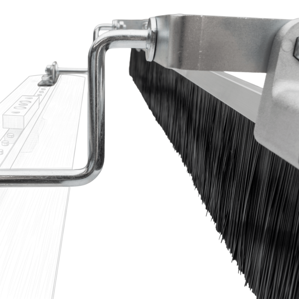 Szczotka do betonu Fresno Toolsa z aluminiowym uchwytem | NORWIT.PL