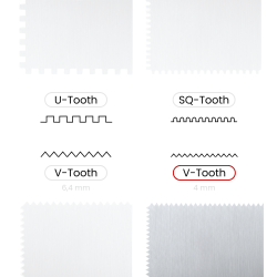Paca zębata ze stali wysokowęglowej Toolsa 280×114 mm | NORWIT.PL