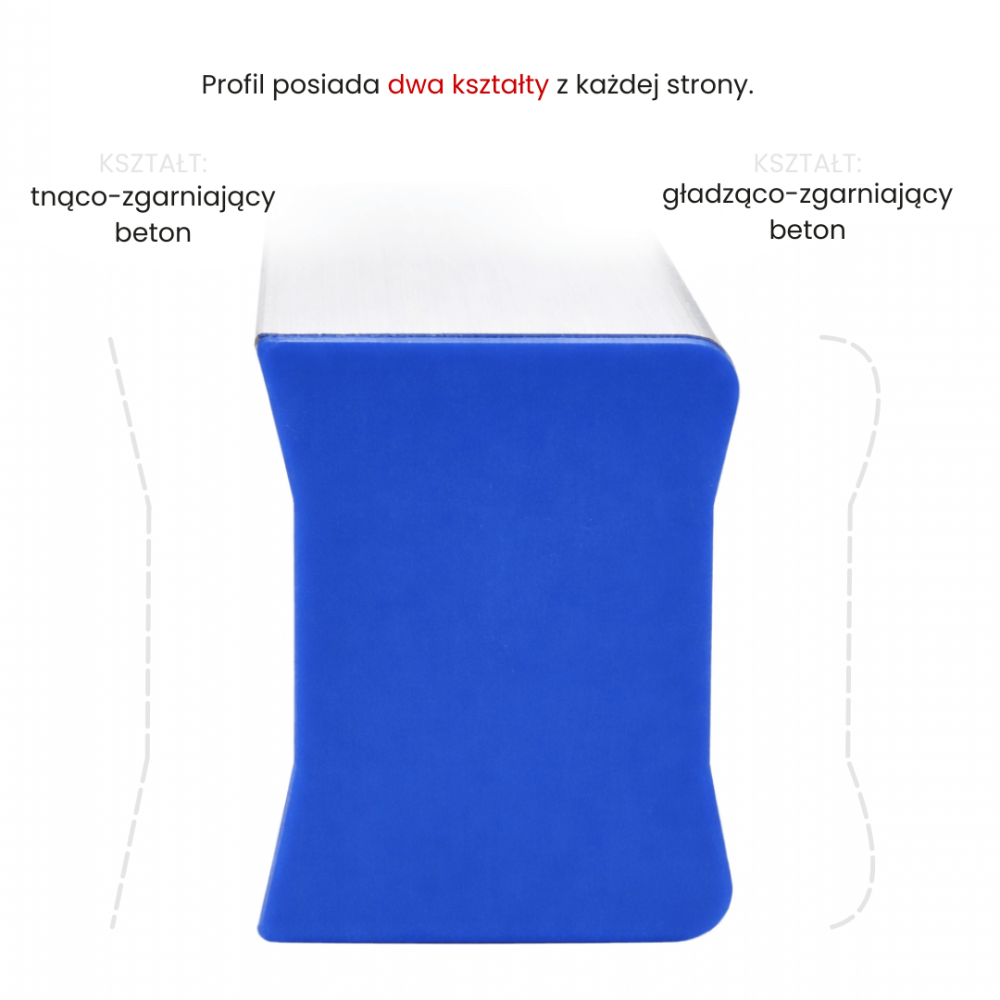 Łata aluminiowa do betonu z poziomicą Toolsa | NORWIT.PL