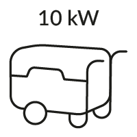 Agregaty trójfazowe 10 kW
