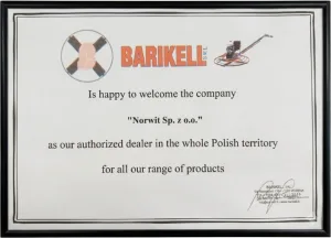 Certyfikat Barikell