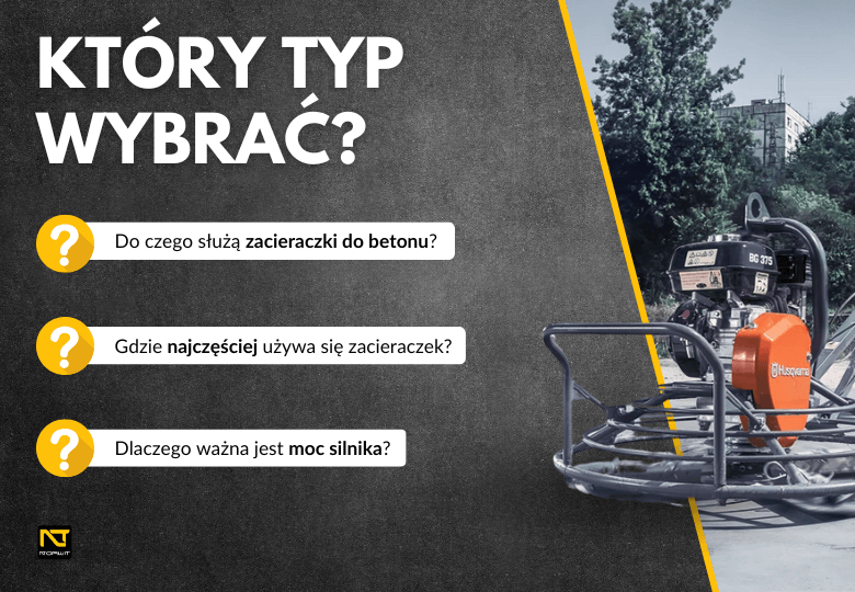 Zacieraczki do betonu – jak wybrać model ręczny lub samojezdny? | NORWIT.PL Zacieraczki do betonu – jak wybrać model ręczny lub samojezdny? | NORWIT.PL