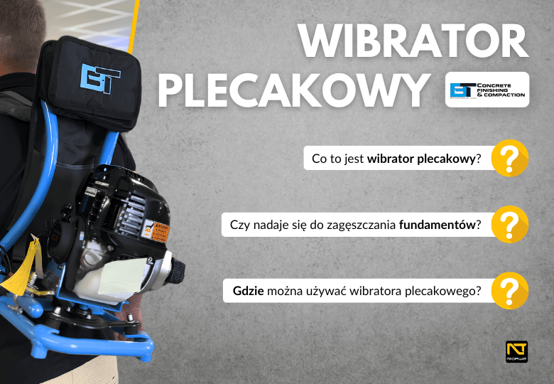 Wibrator plecakowy Beton Trowel HDBP35H – idealny sprzęt do betonu w trudnym terenie Wibrator plecakowy Beton Trowel HDBP35H – idealny sprzęt do betonu w trudnym terenie